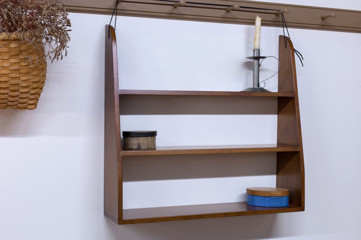 Hanging Three Tiered Shelf - Shaker Shoppe