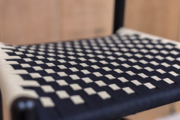 Low Bar Stool with 2 Slats & Finials - Image 9