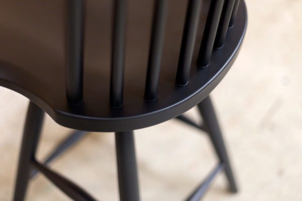 Thumb-Back Swivel Stool - 24" Seat Height - Image 6