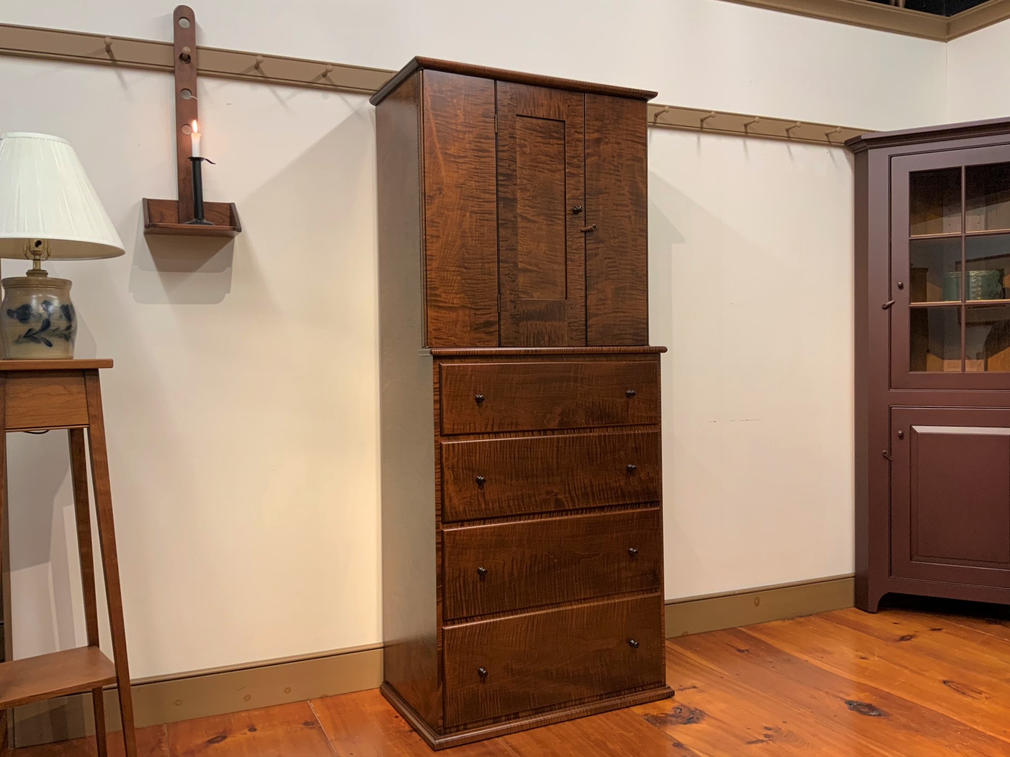 Reproduction Tiger Maple Furniture Highest Quality Finely Finished