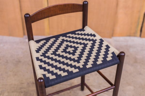 Shaker Bar Stool with Low Back for 36" counters - Image 3