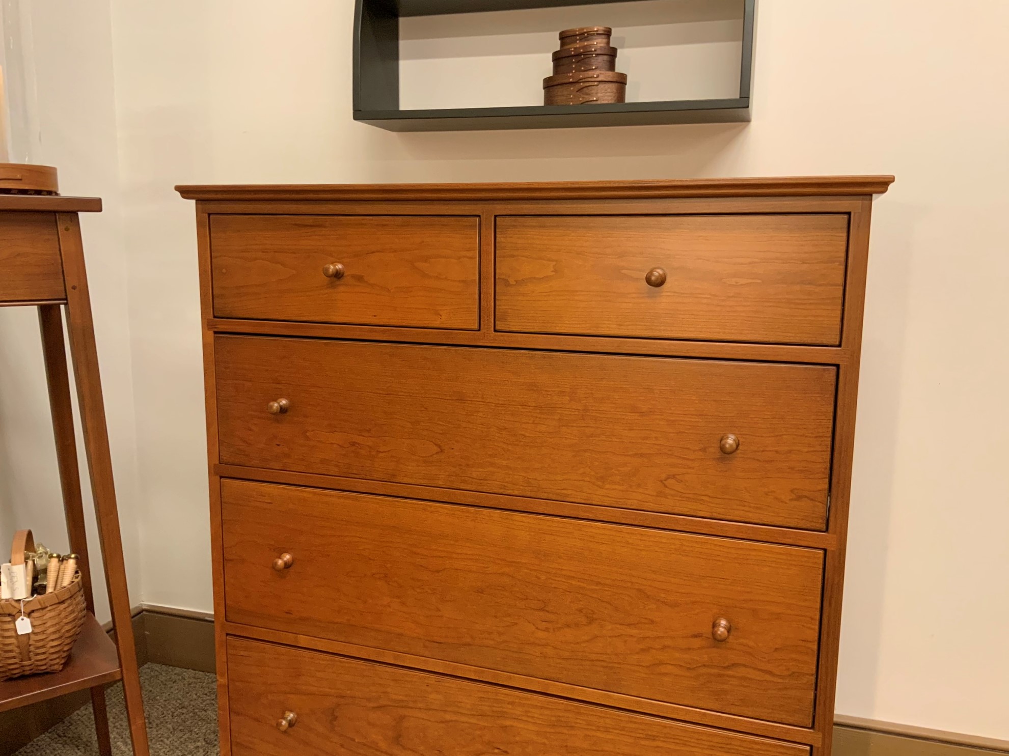 Medium Cherry Dresser Shaker Shoppe