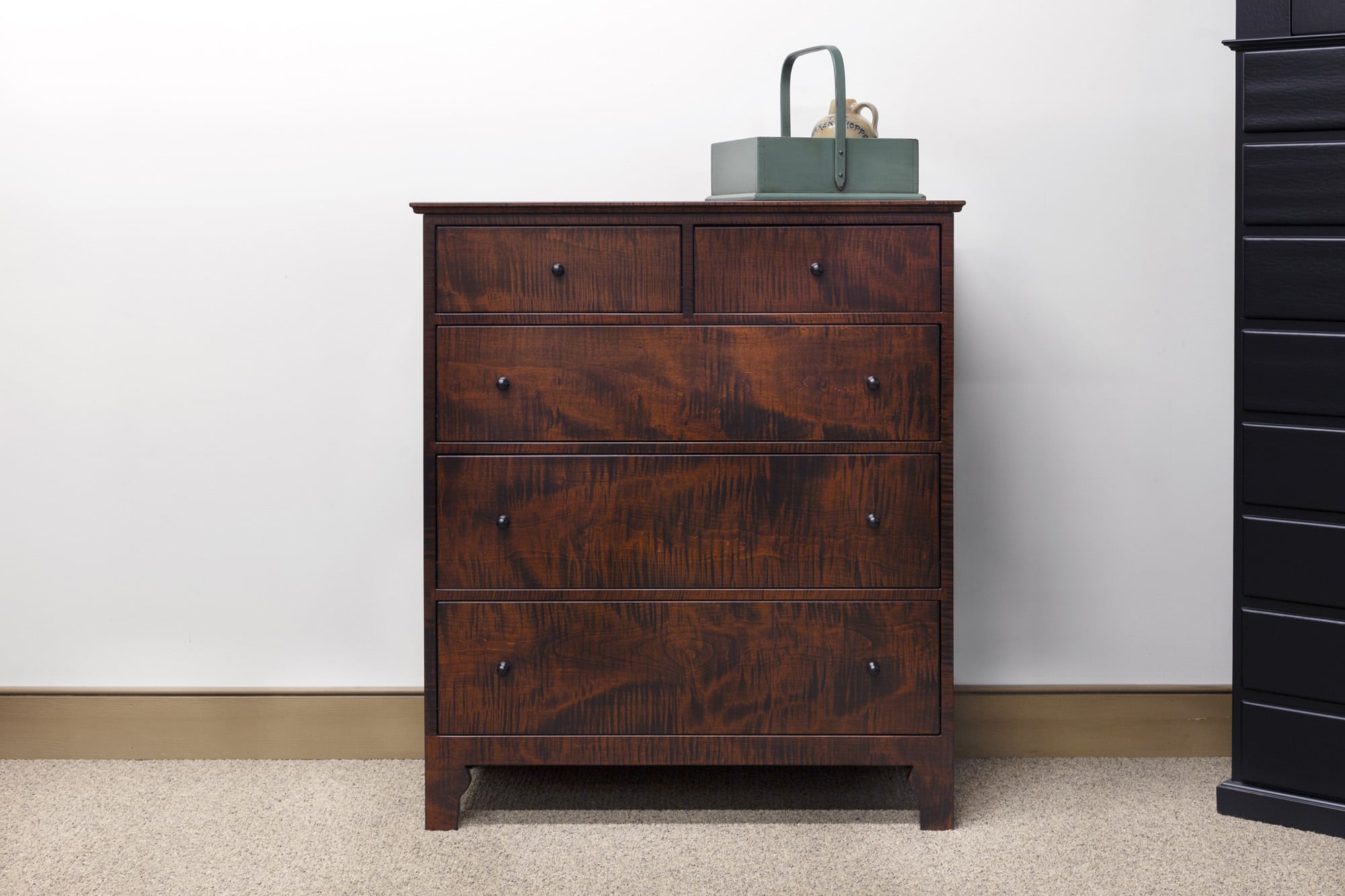 Medium Tiger Maple Dresser Shaker Shoppe