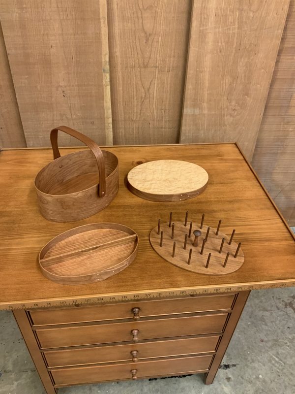 SHAKER BOX SEWING KIT / BIRD'S EYE MAPLE TOP / box size #5 - Image 16