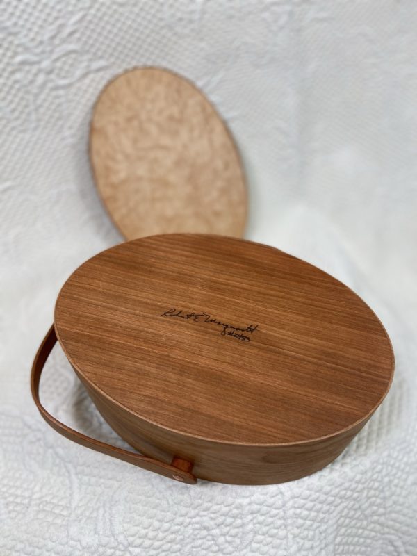 SHAKER BOX SEWING KIT / BIRD'S EYE MAPLE TOP / box size #5 - Image 5
