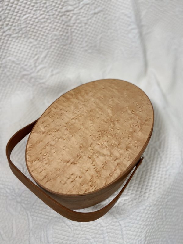 SHAKER BOX SEWING KIT / BIRD'S EYE MAPLE TOP / box size #5 - Image 3