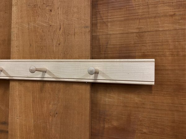 #03- 30" Shaker Peg Rail with 3 Pegs / Free Shipping - Image 2