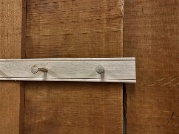 #05- 48" / 4' Shaker Peg Rail with 6 Pegs / Free Shipping - Image 2