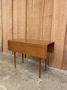 Two Drawer Dropleaf Table in Cherry wood
