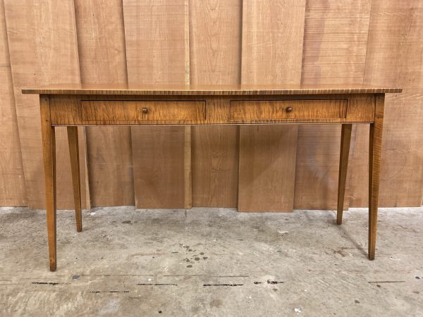 60" Sofa Table in Tiger Maple wood - Image 2