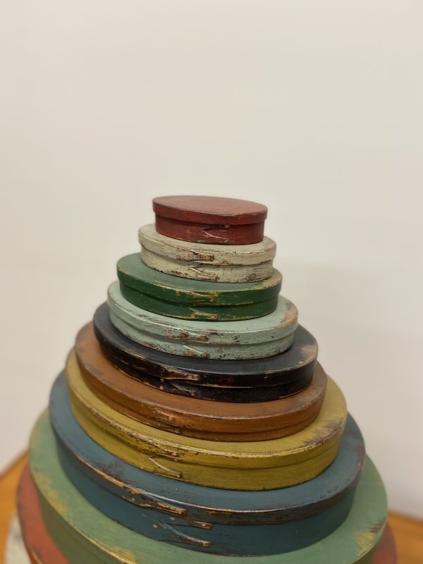 Nest of 12 Shaker Button Boxes by J. Lesher - Image 4