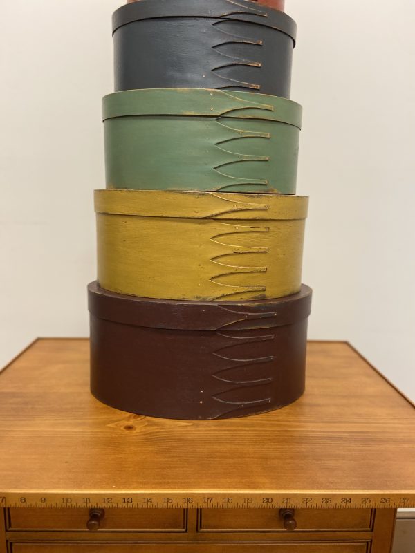 Exquisite Set of 12 Shaker Boxes by J. Lesher - Image 4