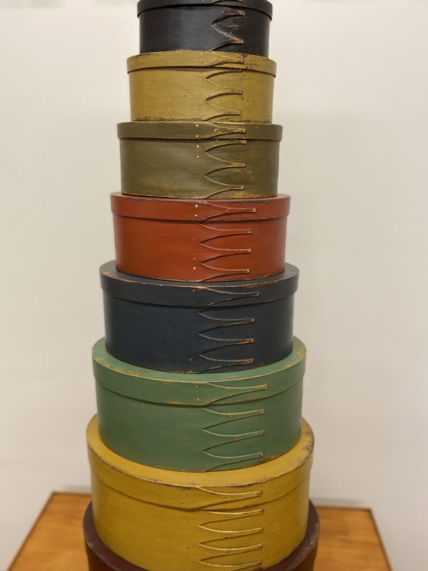 Exquisite Set of 12 Shaker Boxes by J. Lesher - Image 3