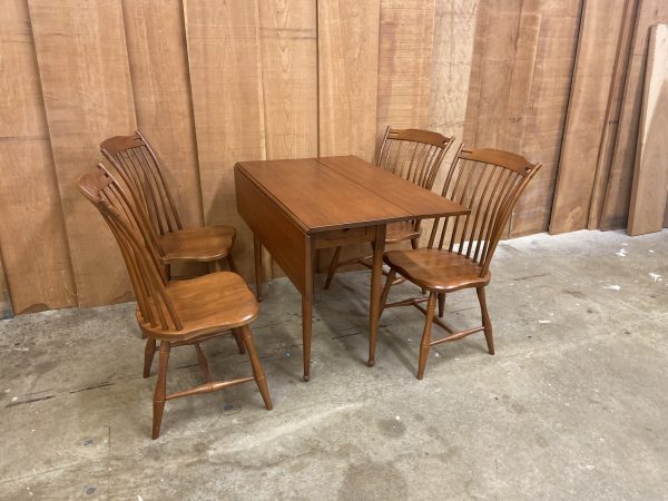 Shaker Dropleaf Table & 4 Thumb-back Side Chair set - Image 7