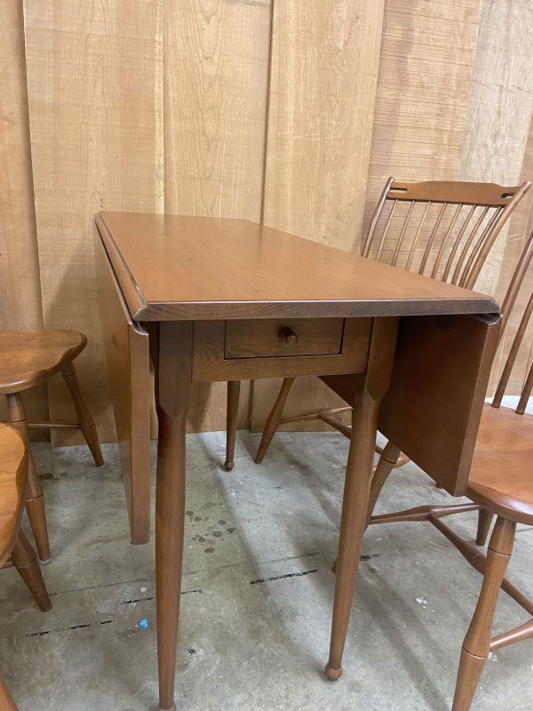 Shaker Dropleaf Table & 4 Thumb-back Side Chair set - Image 8