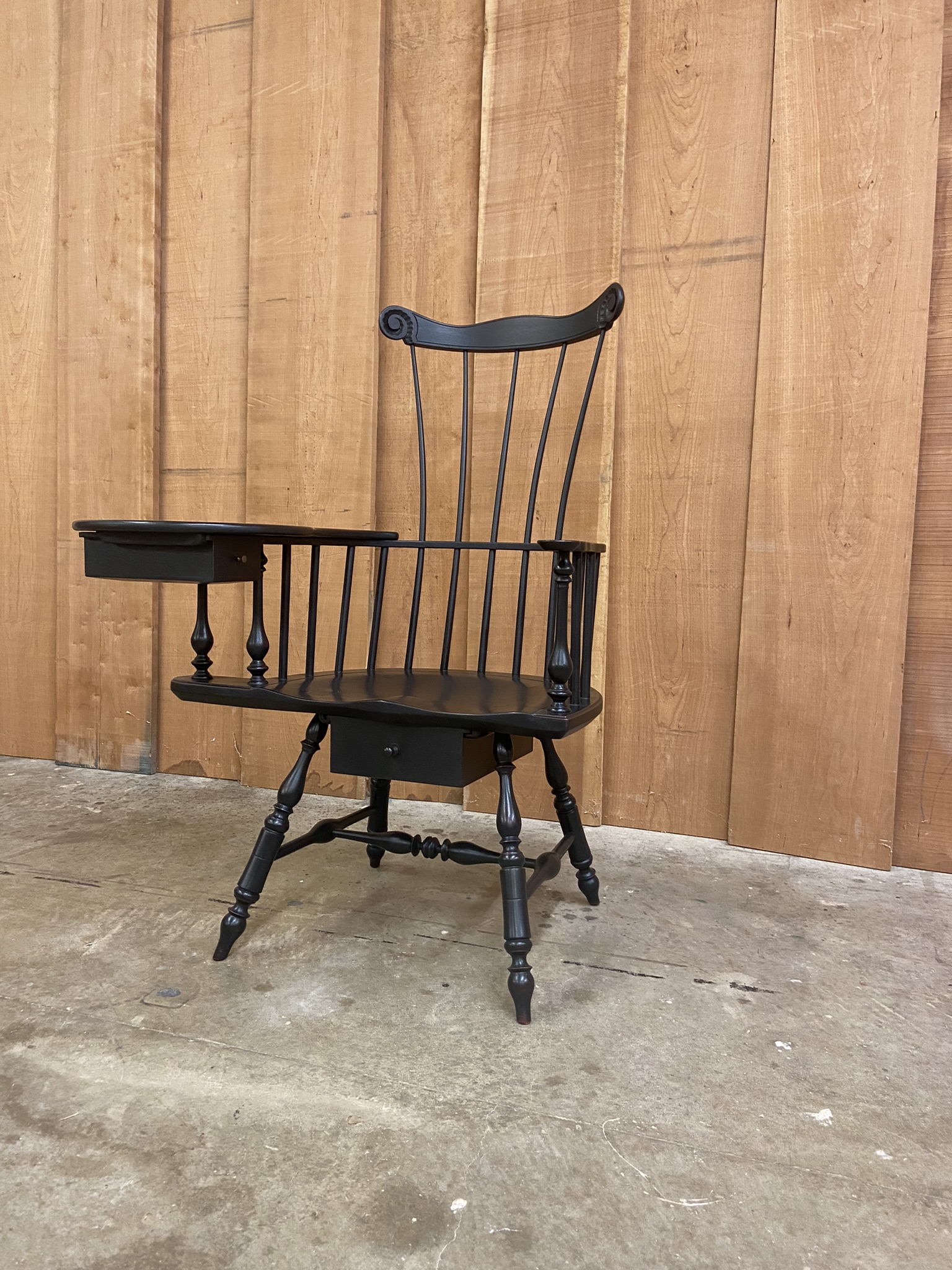 Kentucky Wood Box in Black Paint - Shaker Shoppe