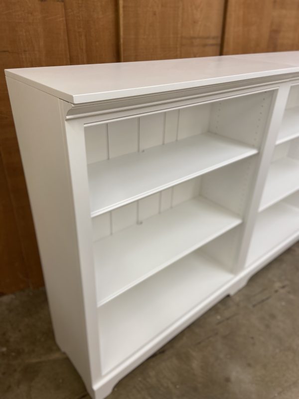 80" Wide Modular Bookcase in White Paint - Image 3