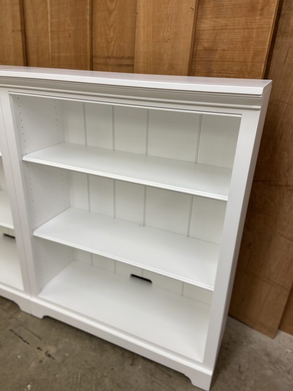 80" Wide Modular Bookcase in White Paint - Image 2