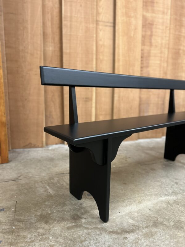 Hancock Bench in Black paint - Image 4
