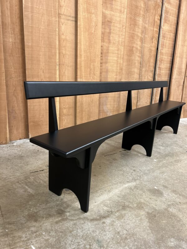 Hancock Bench in Black paint - Image 3
