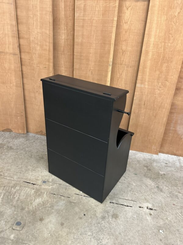 Kentucky Wood Box in Black Paint - Image 4